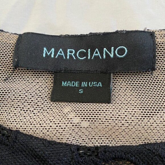 MARCIANO Joss Black Lace 2-Pc Cropped Top and Skirt XS - Picture 11 of 16